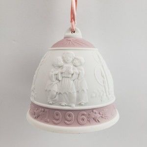 Lladro Porcelain Christmas Bell 1996 Ornament Carolers Hand Made In Spain